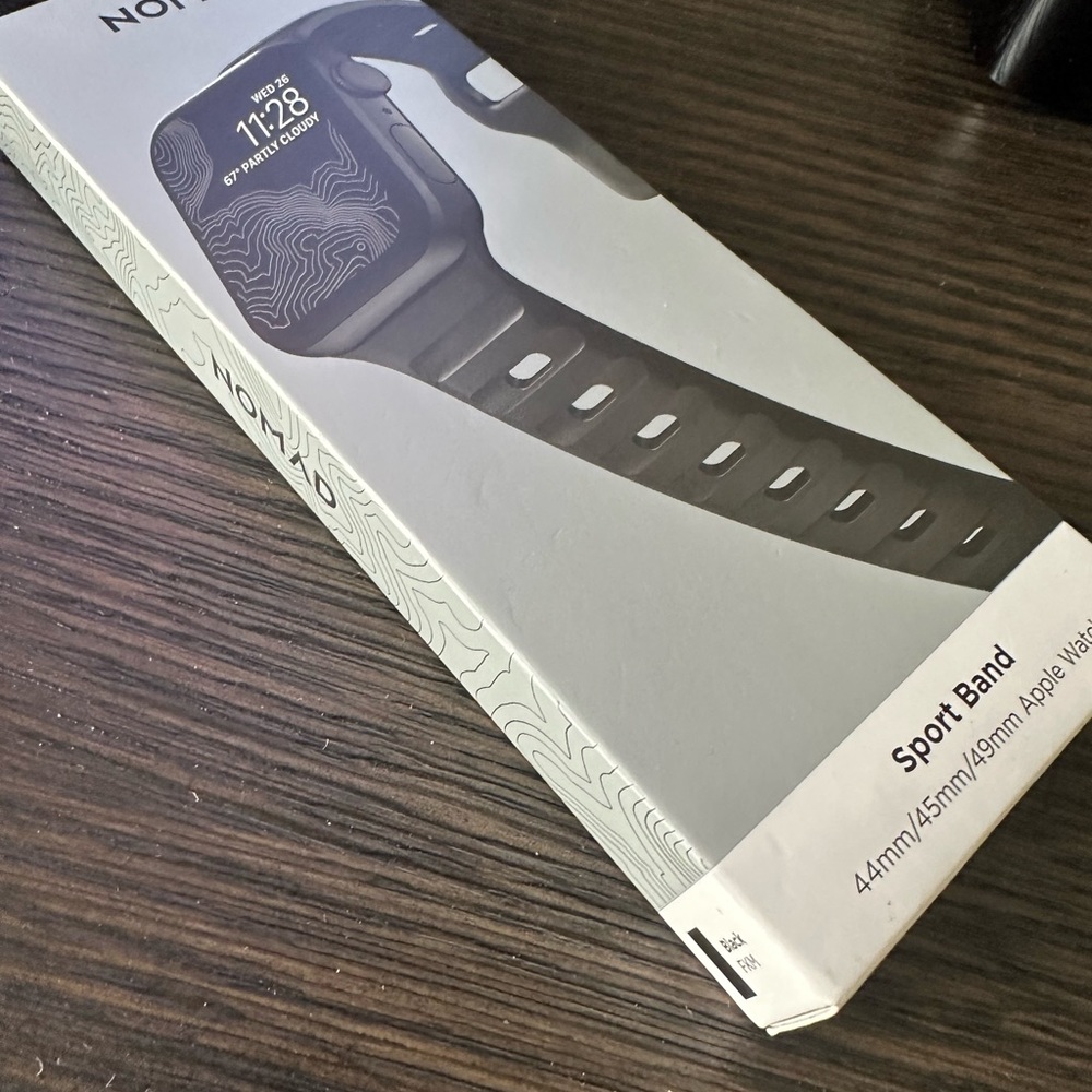 Nomad Black Sport Band for Apple